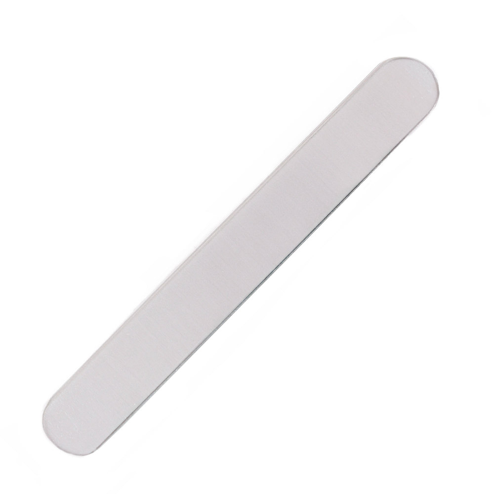 Metal Stamping Blanks Aluminum Bracelet Blank, 152mm (6") x 19mm (.75"), 12 Gauge - Deburred with Smooth Edges